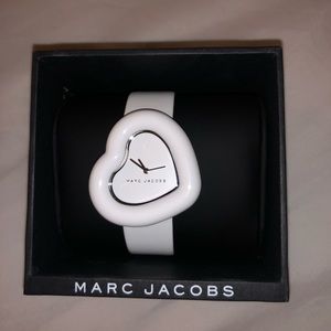 Marc Jacobs White Heart Watch